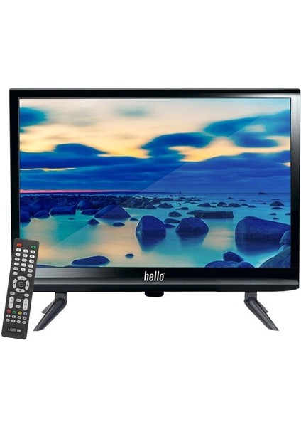 Hello HL-1900 19 Audıo In-Rca-Vga-Hdmı-Usb 12 Volt Adaptörlü Full Hd LED Monitör (45 CMX32 Cm)