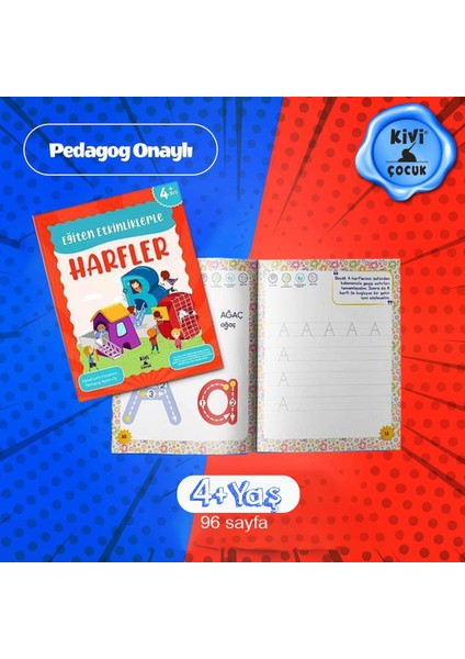 Eğiten Etkinliklerle Harfler - Ayşen Oy