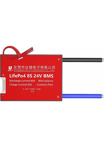 Daly Lifepo4 Bms 8s 40A Balanslı – Ortak Port