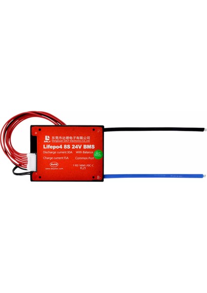 Daly Lifepo4 Bms 8s 30A Balanslı – Ortak Port