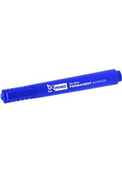 Mikro MR-6008 Mavi Permanent Marker Kesik Uc