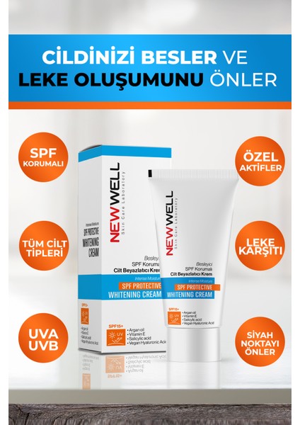 New Well Besleyici Spf Korumalı Cilt  Krem 50ML