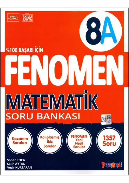 Fenomen Yayıncılık 8. Sınıf LGS Matematik Soru Bankası (A)