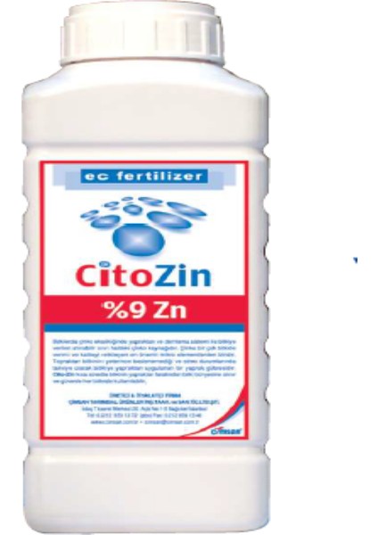 Cito Zin Çinko Içerikli Gübre Sıvı Gübre 5 Litre