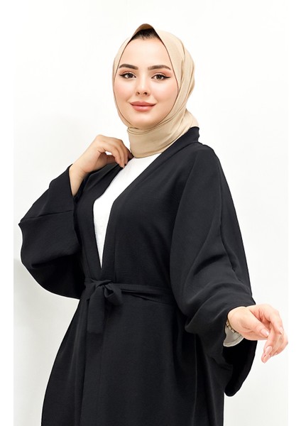 Büyük Beden Kuşaklı Aerbin Spor Kimono