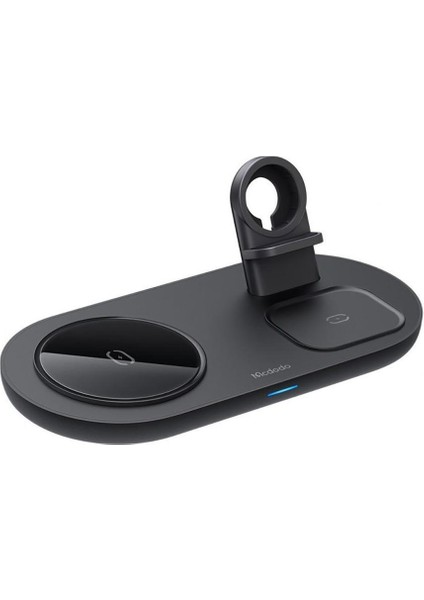 CH-7063 3in1 15W Type-C Çoklu Magsafe Tws Kulaklık -Watch-Telefon Dock Şarj Unitesi