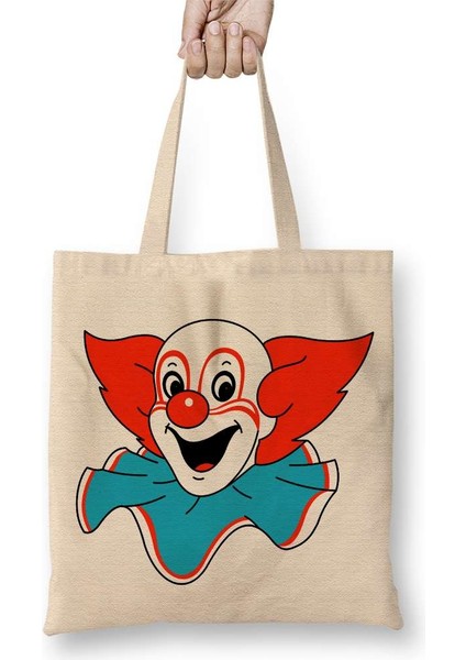 Palyaço Palyanço Bez Çanta Uzun Saplı