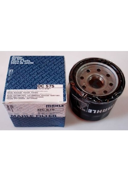 Yamaha Xj6 Diversion 09-16 Mahle Oc575 Yağ Filtresi