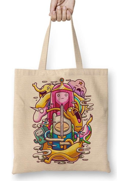 Adventure Time Marceline Jack Finn Cartoon Network Buz Bez Çanta Uzun Saplı