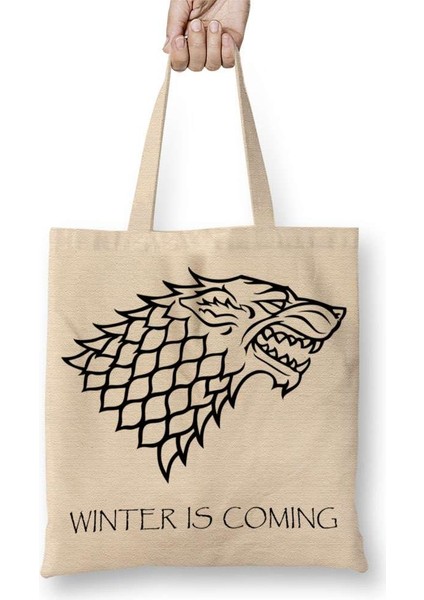 Casa Stark Got Winter Is Coming Bez Çanta Uzun Saplı