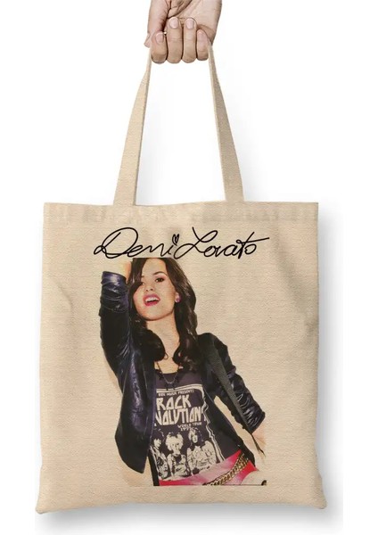 Demi Lovato Bez Çanta Uzun Saplı