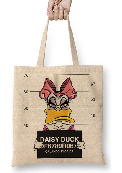 Daisy Duck Bez Çanta Uzun Saplı
