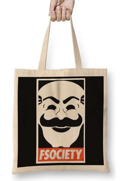 Fsociety Bez Çanta Uzun Saplı