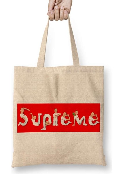 Supreme 01 Bez Çanta Uzun Saplı
