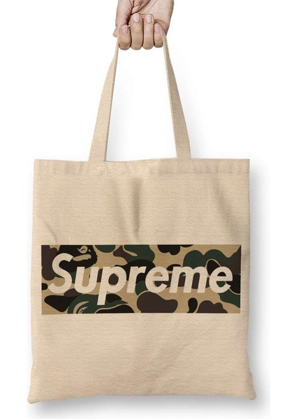 Supreme 02 Bez Çanta Uzun Saplı