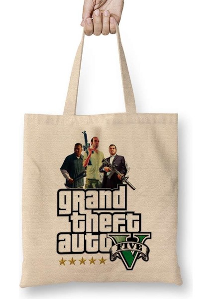 Gta 5 Estrelas Bez Çanta Uzun Saplı