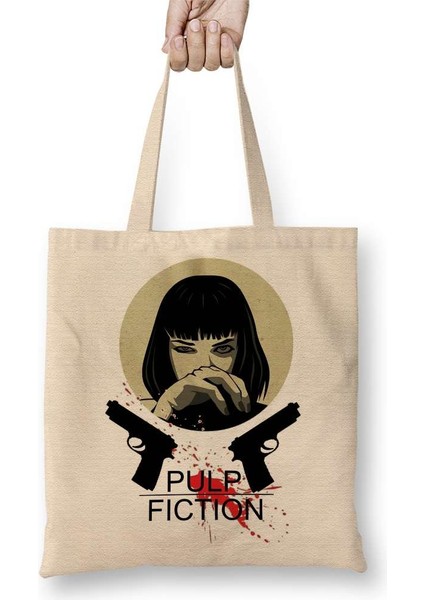 Pulp Fiction Bez Çanta Uzun Saplı