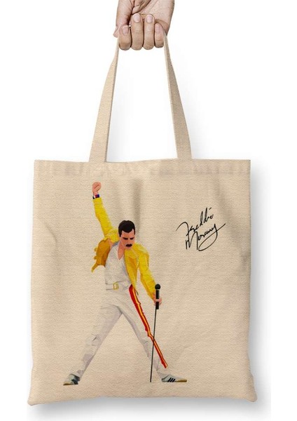 Queen Freddie Mercury Bez Çanta Uzun Saplı
