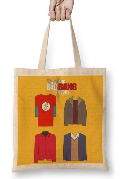 Big Bang Theory Bez Çanta Uzun Saplı
