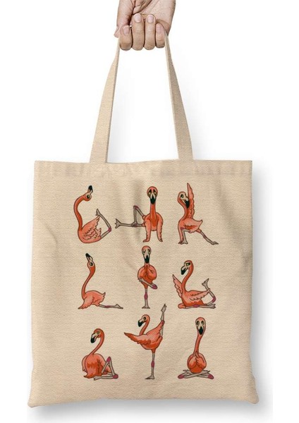 Flamingo Yoga Bez Çanta Uzun Saplı