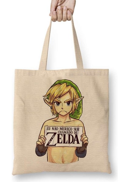 Link Zelda Bez Çanta Uzun Saplı