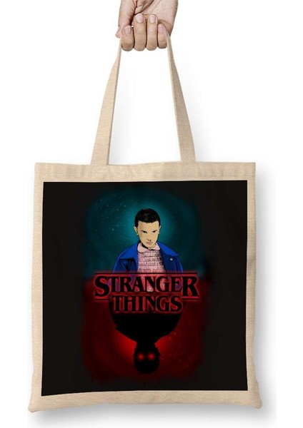 Stranger Things Mundo Invertido Bez Çanta Uzun Saplı