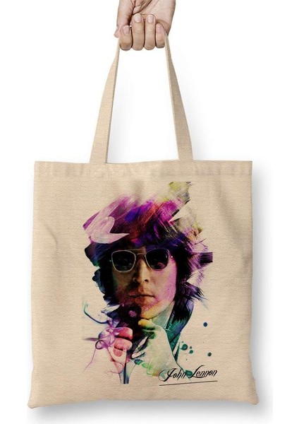 John Lennon 02 Bez Çanta Uzun Saplı