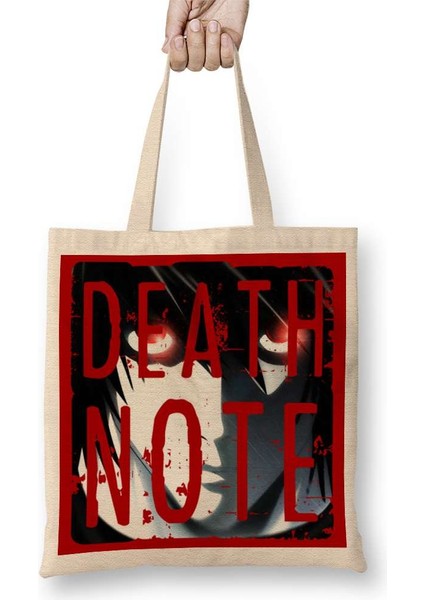 Death Note Logo Bez Çanta Uzun Saplı