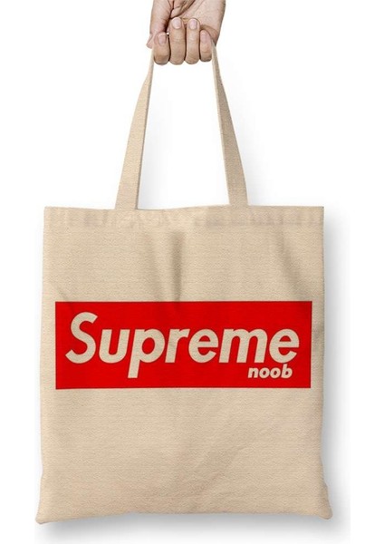 Supreme Noob Bez Çanta Uzun Saplı
