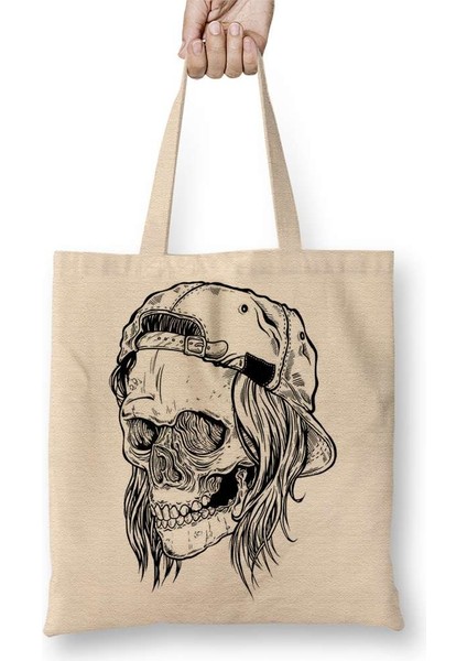 Skull Bone Bez Çanta Uzun Saplı