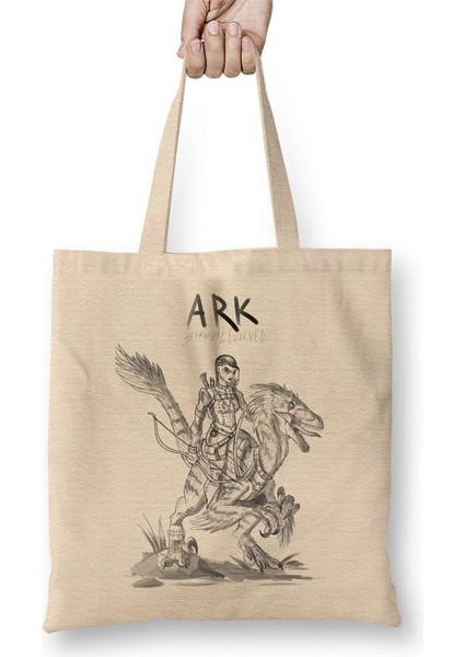 Ark Fan Art Bez Çanta Uzun Saplı