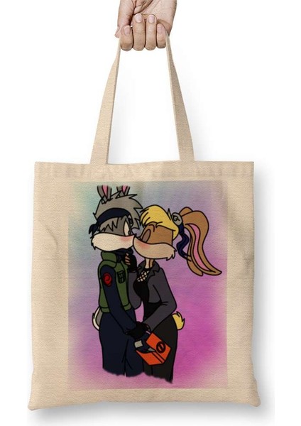 Looney Tunes Lola Bunny And Bugs Bez Çanta Uzun Saplı