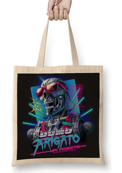 Terminator Domo Arigato Mr Bez Çanta Uzun Saplı