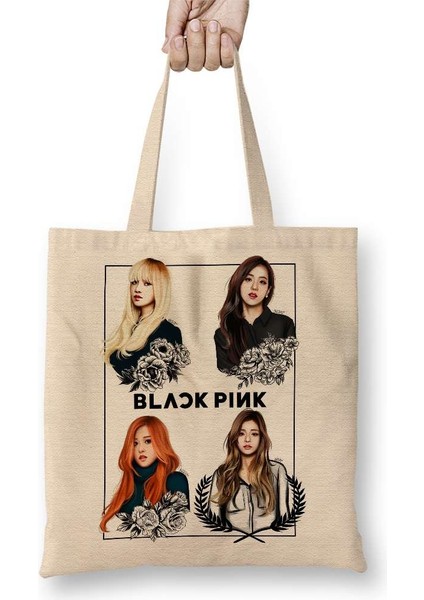 Black Pink Blackpink Bez Çanta Uzun Saplı