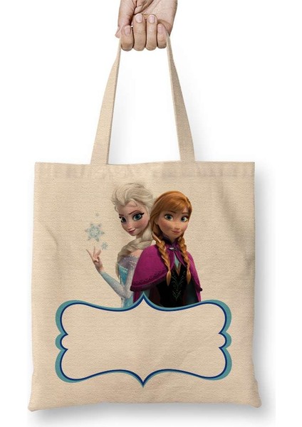 Elsa Anna Frozen Olaf Kristoff Bez Çanta Uzun Saplı