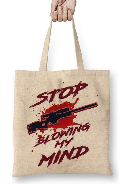 Stop Blowing My Mind Bez Çanta Uzun Saplı
