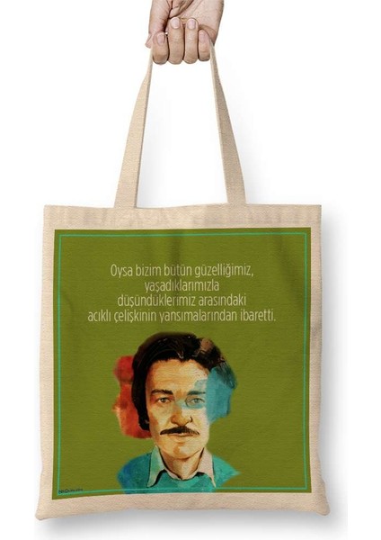 Oğuz Atay Söz 05 Bez Çanta Uzun Saplı