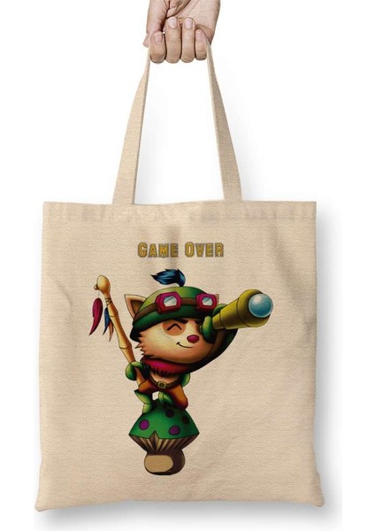 Teemo Lol Bez Çanta Uzun Saplı