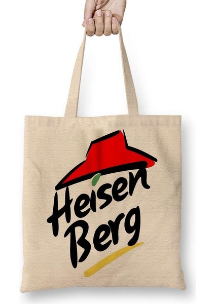 Heisenberg Breaking Bad Logo Pizza Bez Çanta Uzun Saplı