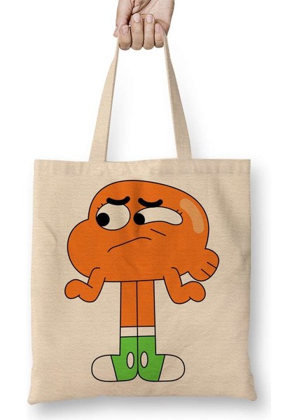 Gumball Darwin Watterson Bez Çanta Uzun Saplı