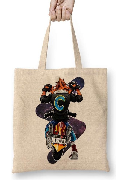Crash Bandicoot Badass Bez Çanta Uzun Saplı