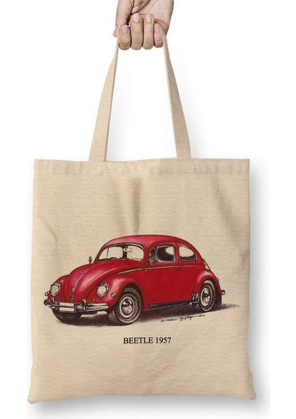 Volkswagen Old Beetle Bez Çanta Uzun Saplı