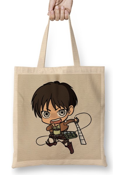 Attack On Titan Chibi Eren Bez Çanta Uzun Saplı