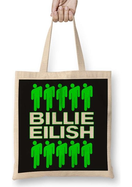 Billie Eilish 012 Bez Çanta Uzun Saplı