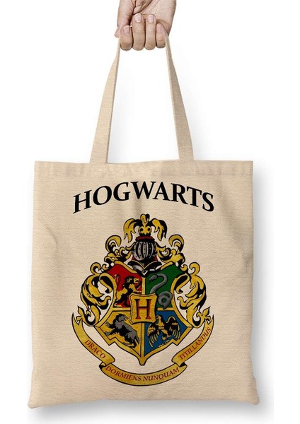 Hogwarts Bez Çanta Uzun Saplı