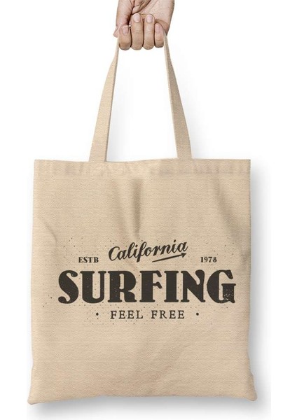 California Surfing Feel Free Bez Çanta Uzun Saplı