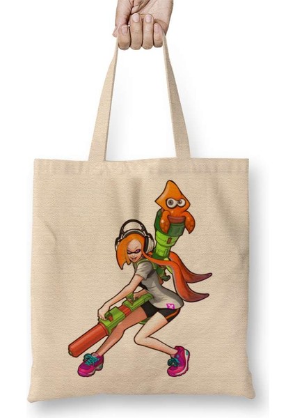 League Of Legends Squid-Jinx Bez Çanta Uzun Saplı