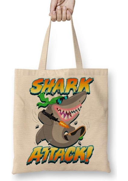 Shark Attack Bez Çanta Uzun Saplı