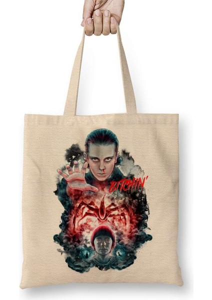 Stranger Things Bitchin Eleven Bez Çanta Uzun Saplı