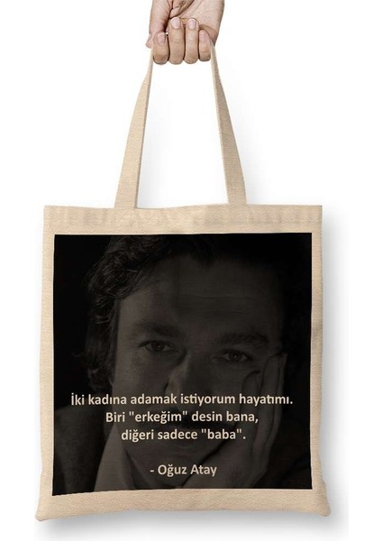 Oğuz Atay Söz 07 Bez Çanta Uzun Saplı